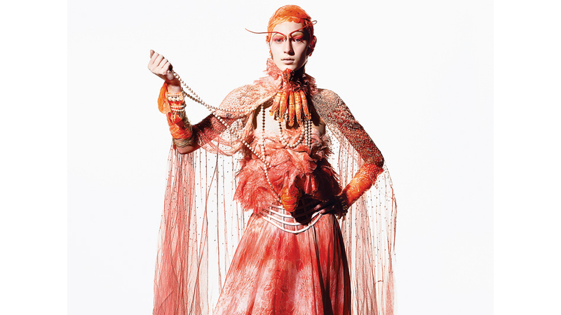 Illustration for article titled Here is a Gorgeous Fashion Spread Where the Clothing is Made of Food
